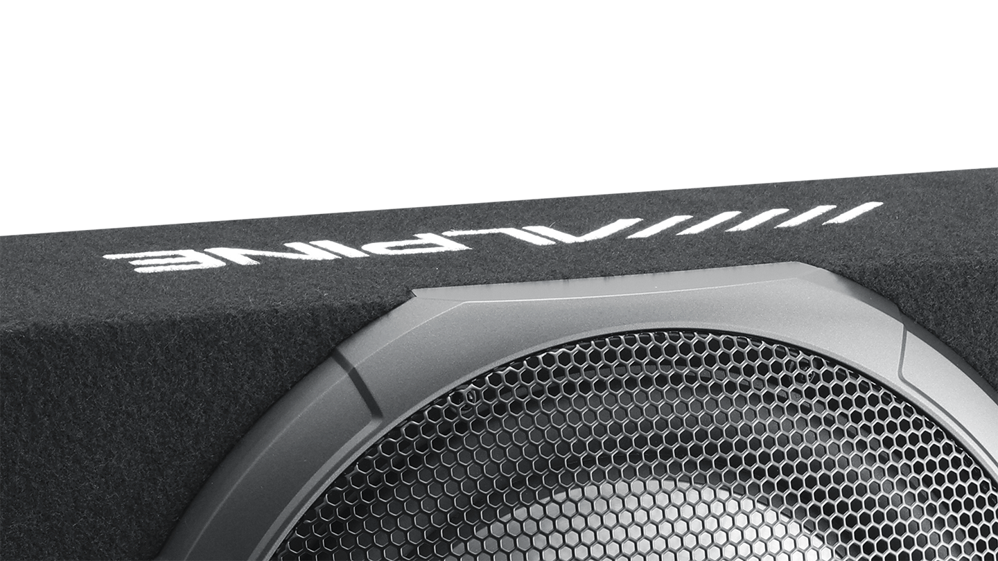 Alpine PWV-SB12 BassRev 12″ Slim-Line Powered Subwoofer