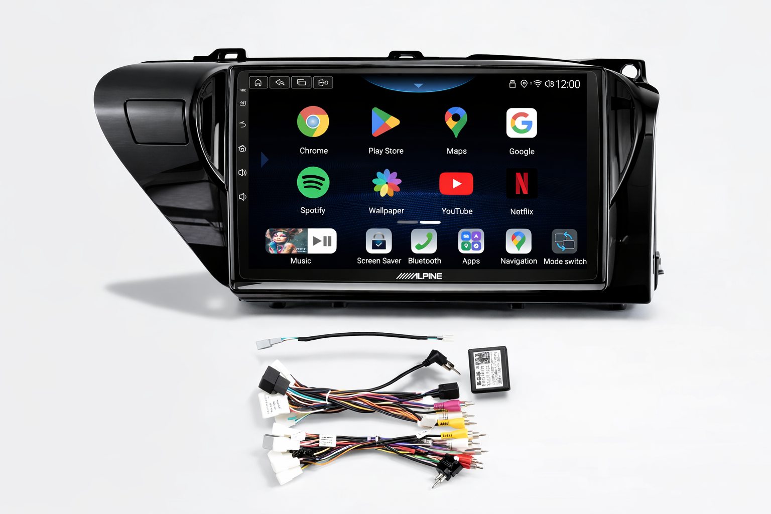 Toyota Hilux N80 2015–2025 Wireless CarPlay Upgrade Kit (Alpine 10-inch)