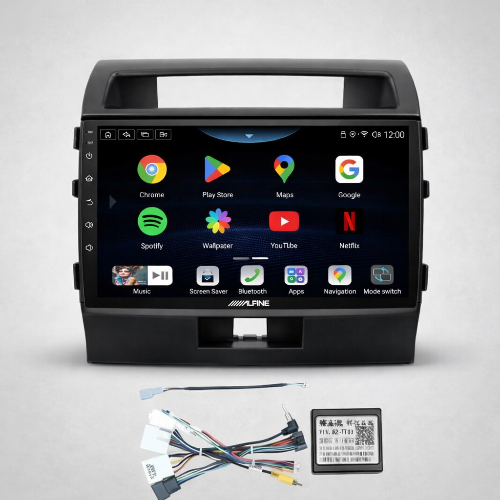 Toyota LandCruiser 200 Series 2007–2015 Wireless CarPlay Upgrade Kit (Alpine 10-inch)