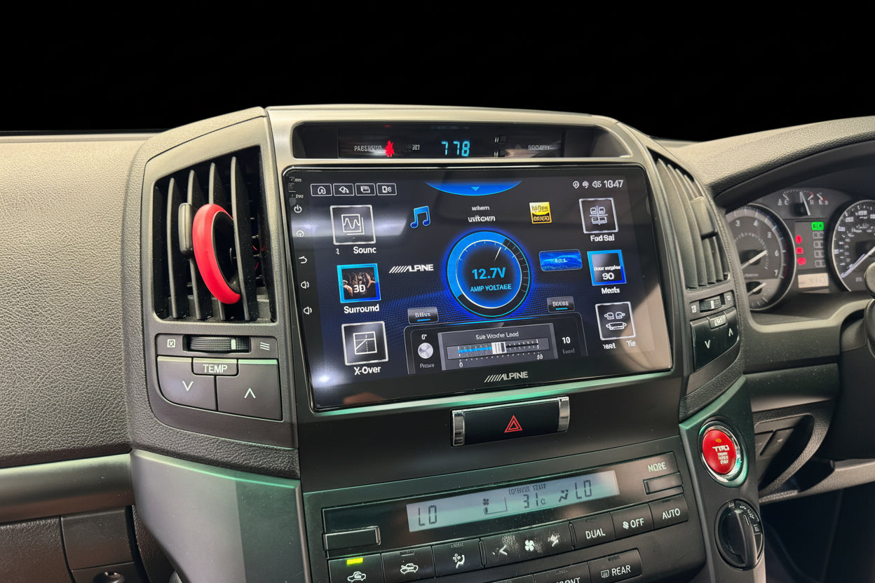 Toyota LandCruiser 200 Series (2007–2015) Head Unit Upgrade – Wireless CarPlay & Android Auto | Alpine 10"