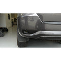 Fortuner Rear Work Lights Bracket installed in rear bumper with ROK9 light mounted