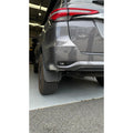Fortuner Rear Work Lights Bracket installed angle view in workshop