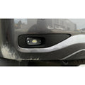 Fortuner Rear Work Lights Bracket side view installed in rear bumper