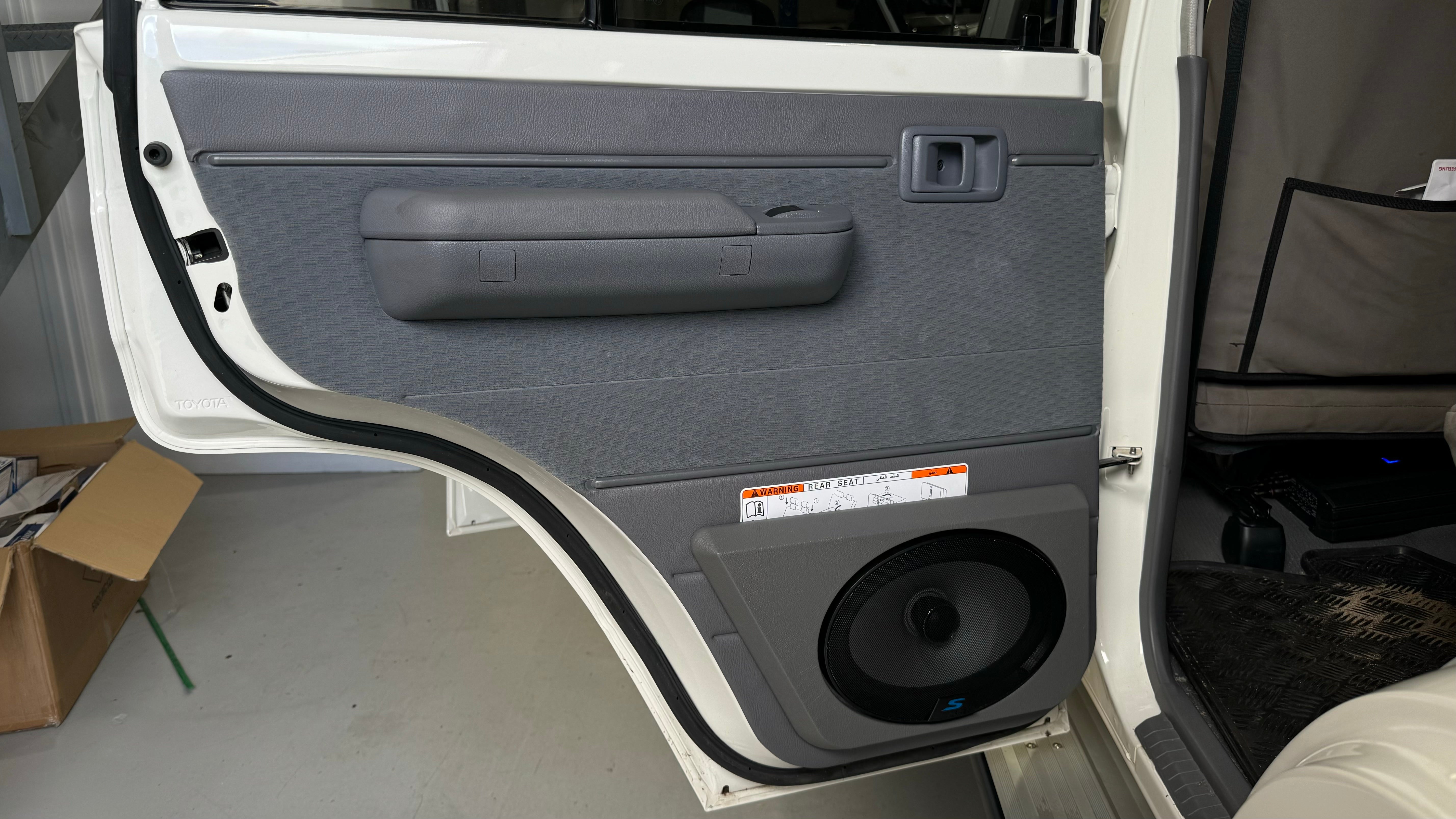 70 Series LandCruiser Stage 2 DIY Sound System  Speakers-Amplifier-Subwoofer