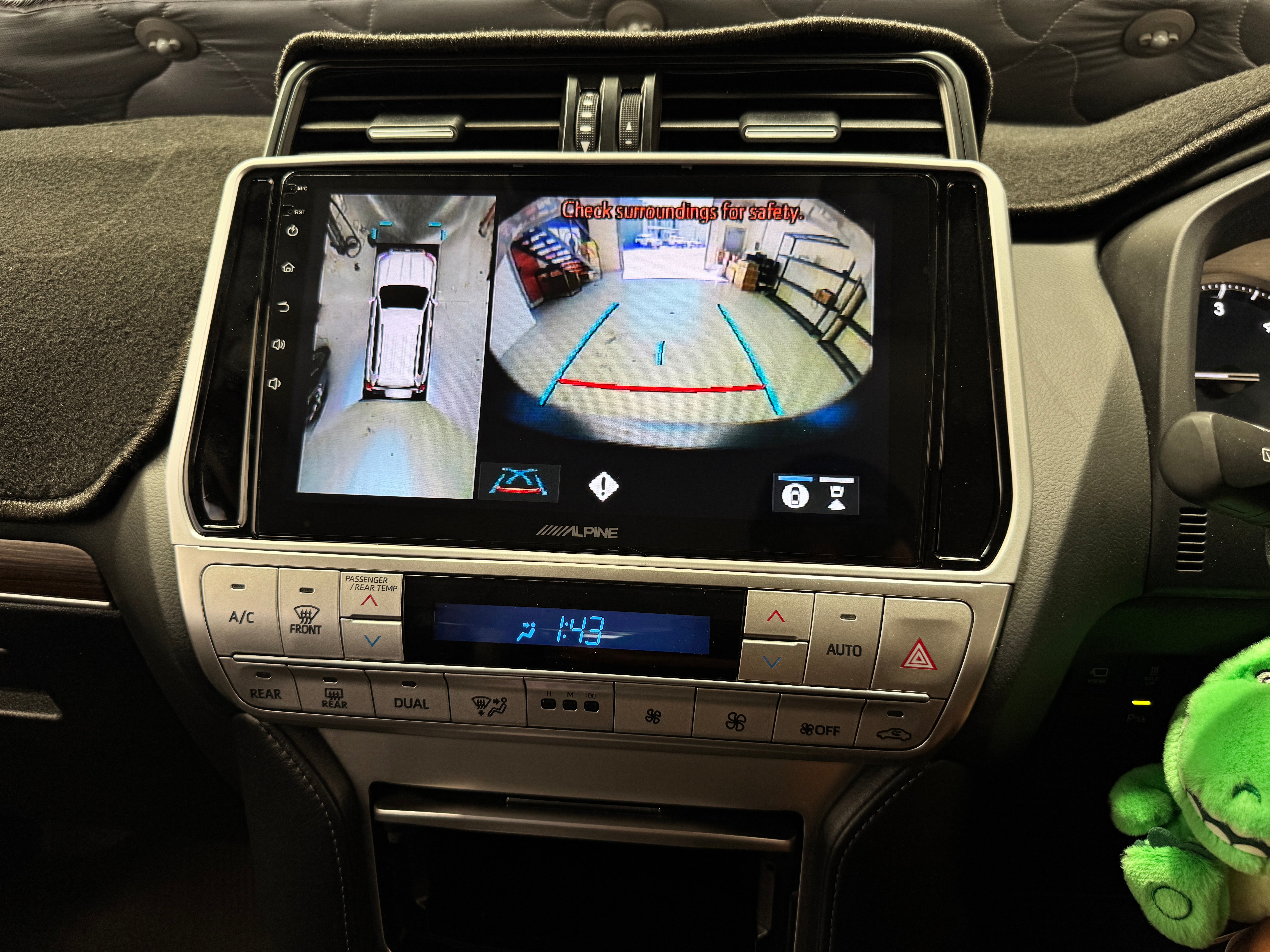 Toyota Prado 150 2018-2023 10.1" Fascia & Install Kit