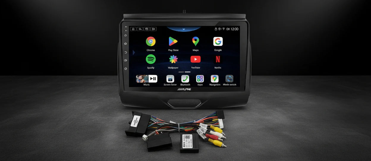Alpine 9 inch Head Unit in Ranger PX Fascia