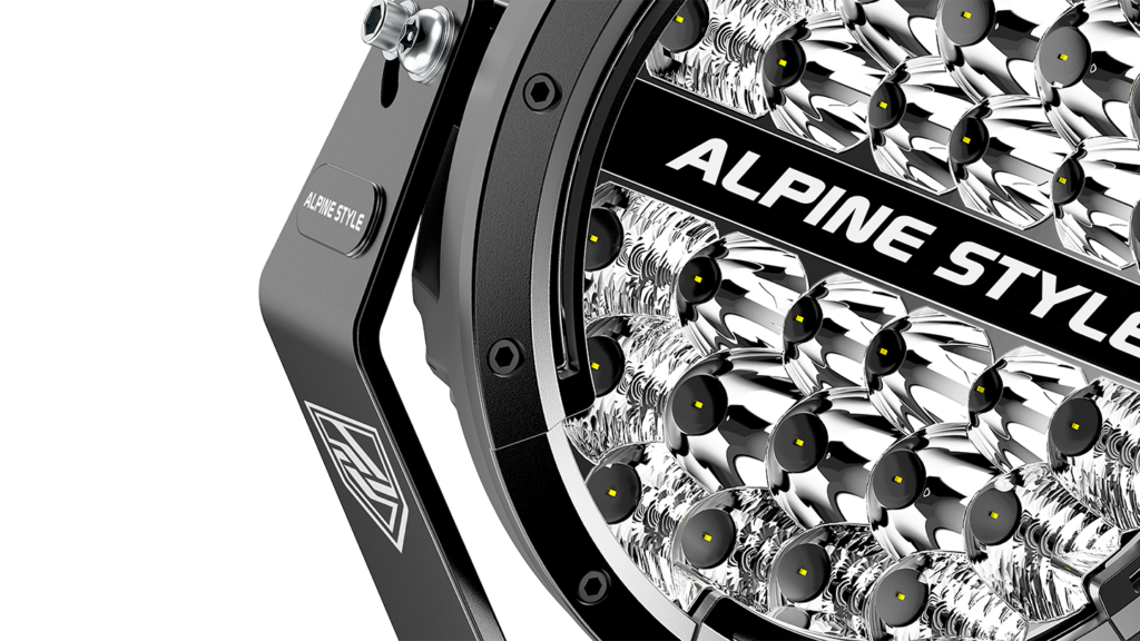 LXR-SP9 9-Inch SummitPro Premium LED Spotlight with DRL (Pair)