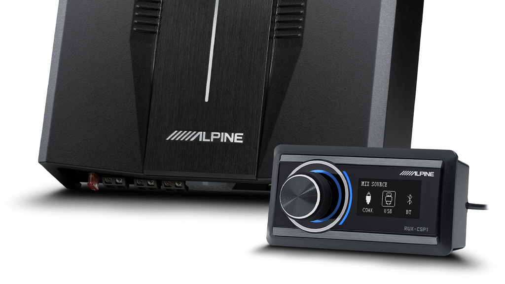Alpine OPTIM™8 8-Channel Sound Processor and Amplifier with Automatic Sound Tuning