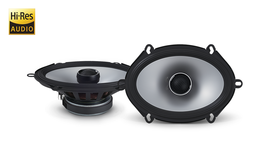 Alpine S-Series 6×8 Inch Coaxial Hi-Res Audio Component Speaker System