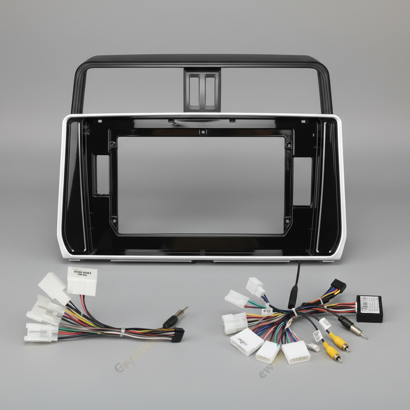 Toyota Prado 150 2018-2023 10.1" Fascia & Install Kit