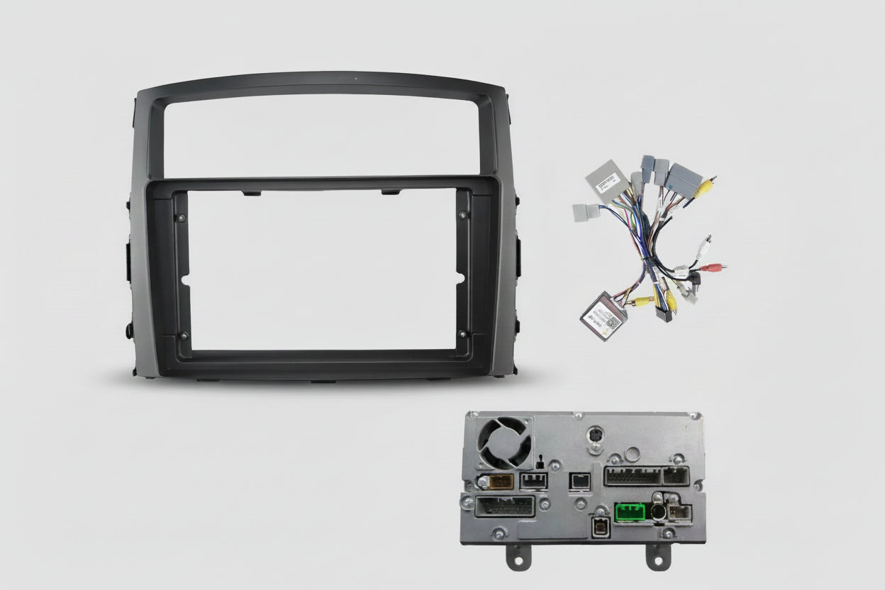 Mitsubishi Pajero 2006-2019 9" Fascia & Install Kit