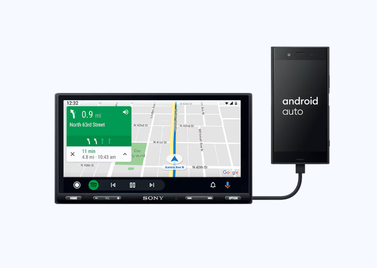 Sony XAV-AX5500 Bluetooth Media Receiver with WebLink Cast (Ex-Demo)