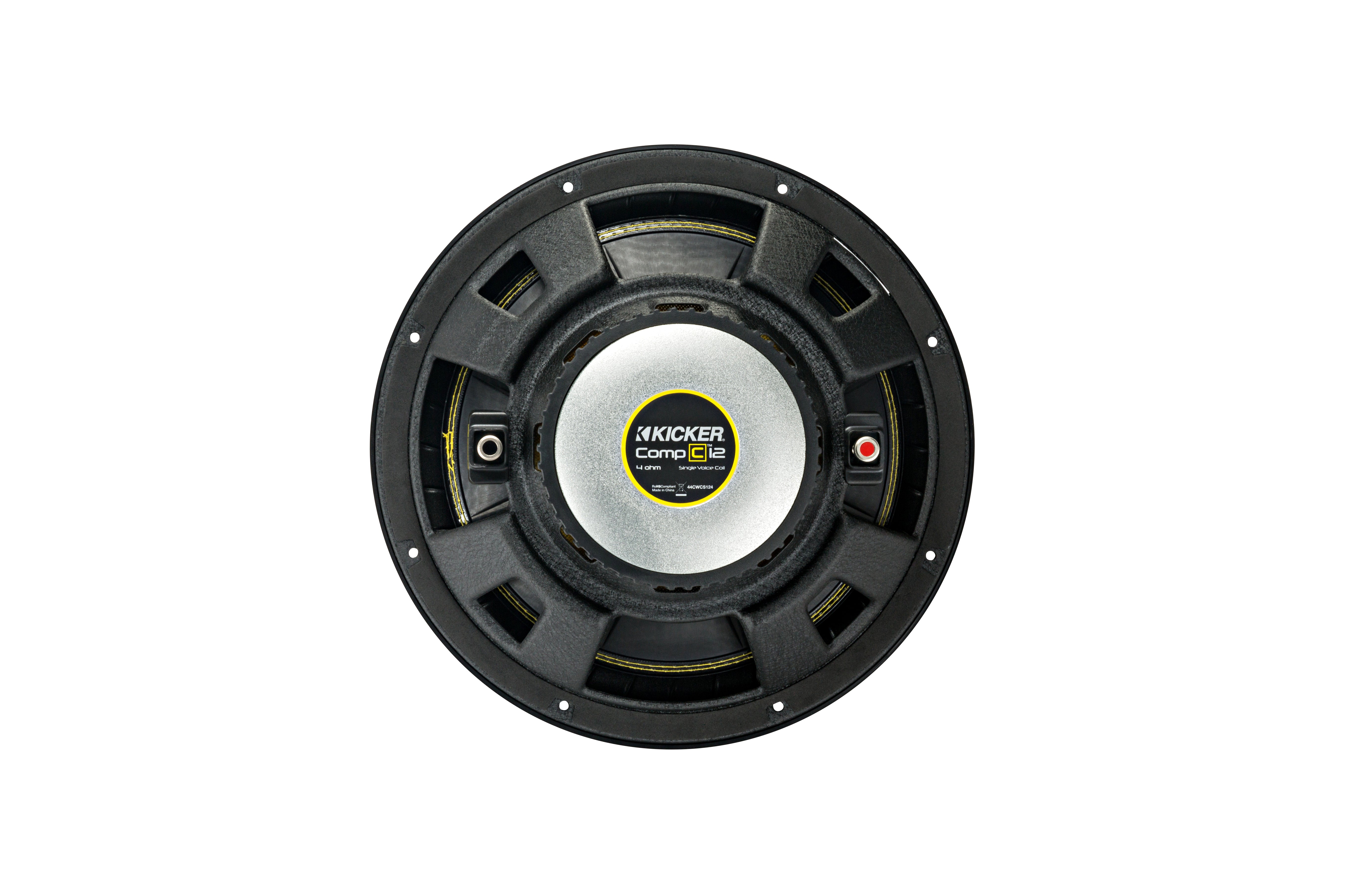 50CWCS124 – 12″ Subwoofer 300 Watts RMS 4 Ohm | Kicker Car Audio – Oz Audio Shop