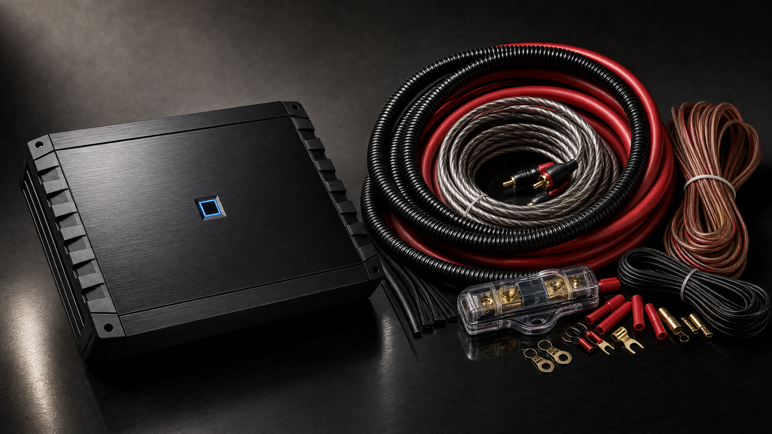 Alpine S2-A55V 5-Channel Amplifier with Wiring Kit