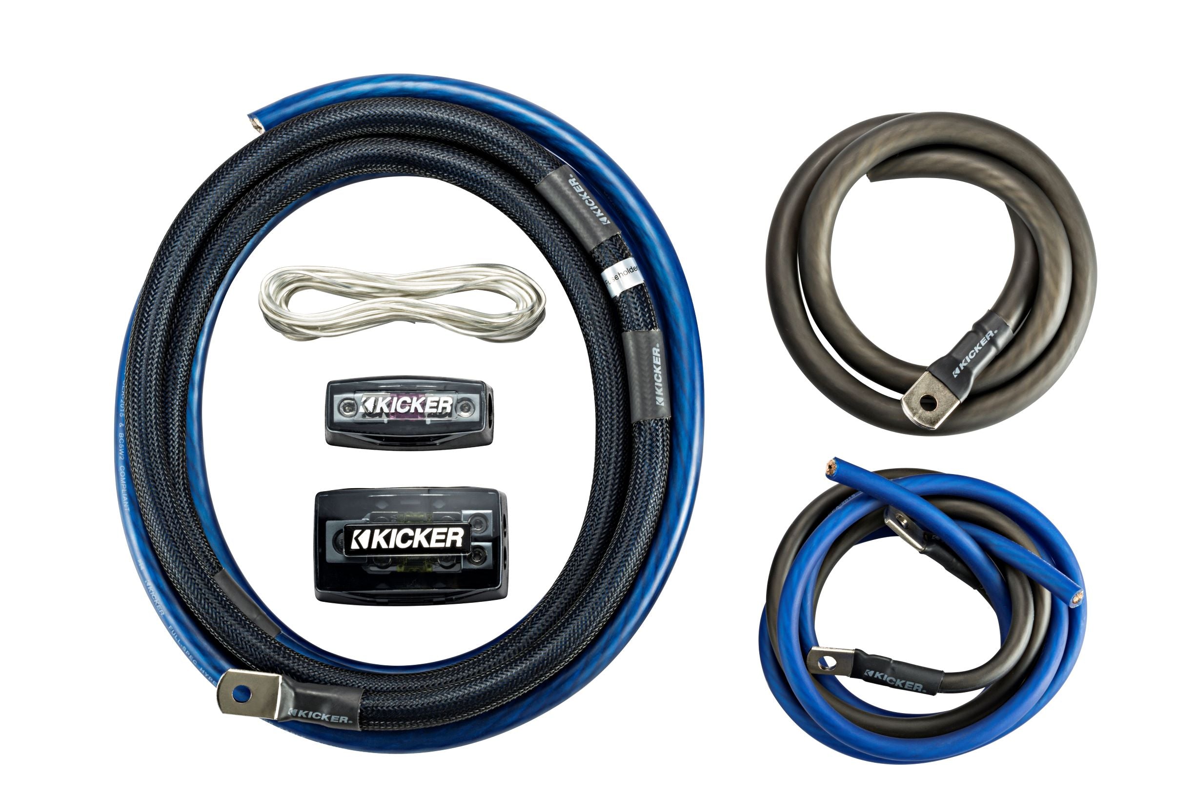 46PKD1 – 1/0 Gauge Dual Amp Power Kit | Kicker Car Audio – Oz Audio Shop