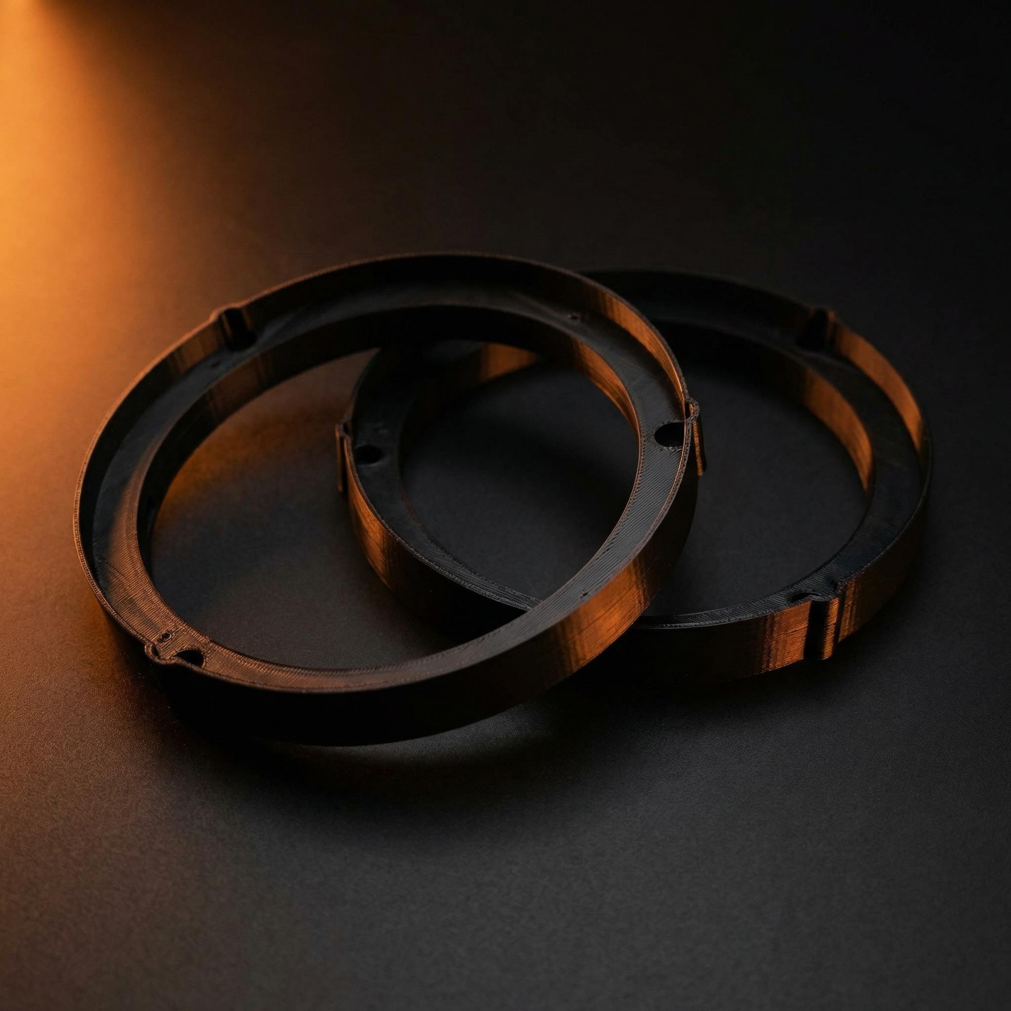 6.5 to 8" Speaker Spacers - Toyota Hilux (2015+) - pair