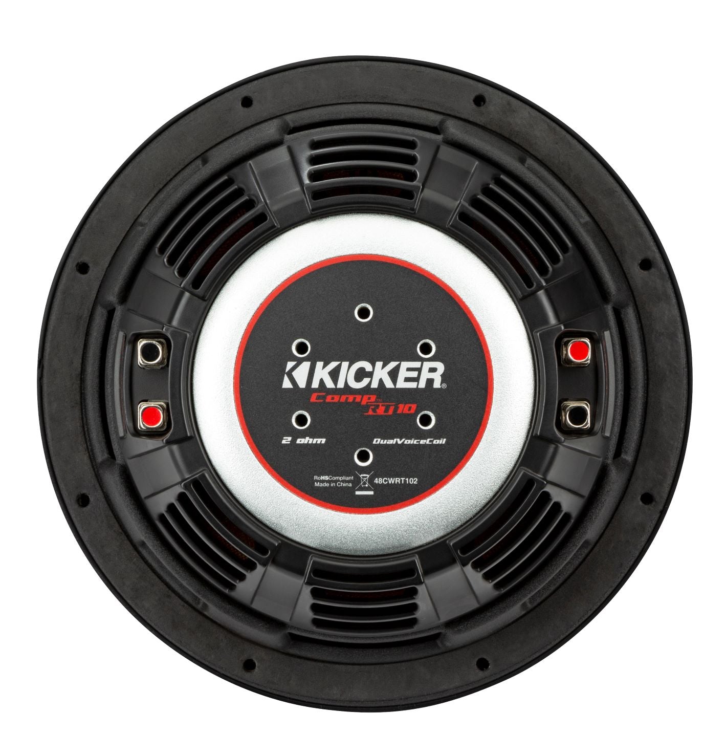 48CWRT102 – 10″ Subwoofer 400 Watts RMS Dual 2 Ohm | Kicker Car Audio – Oz Audio Shop