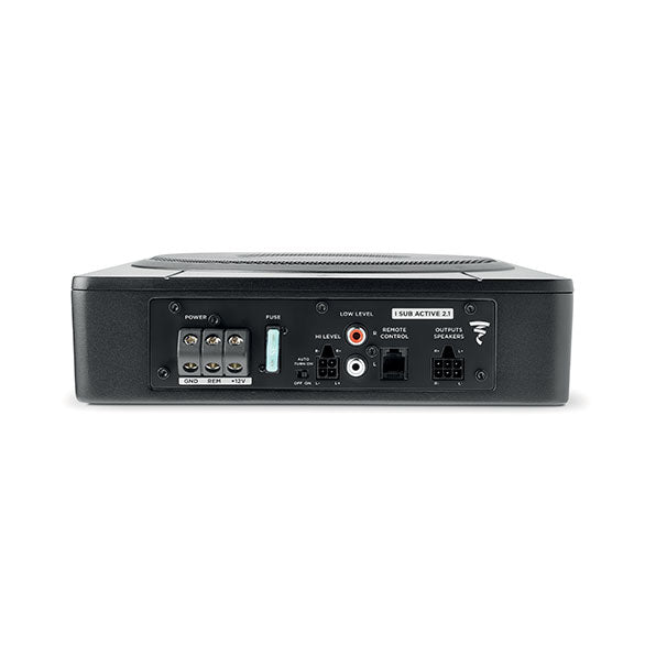 Focal ISUB Active 2.1 Underseat 8" Powered Subwoofer With 2 Channel Amplifier