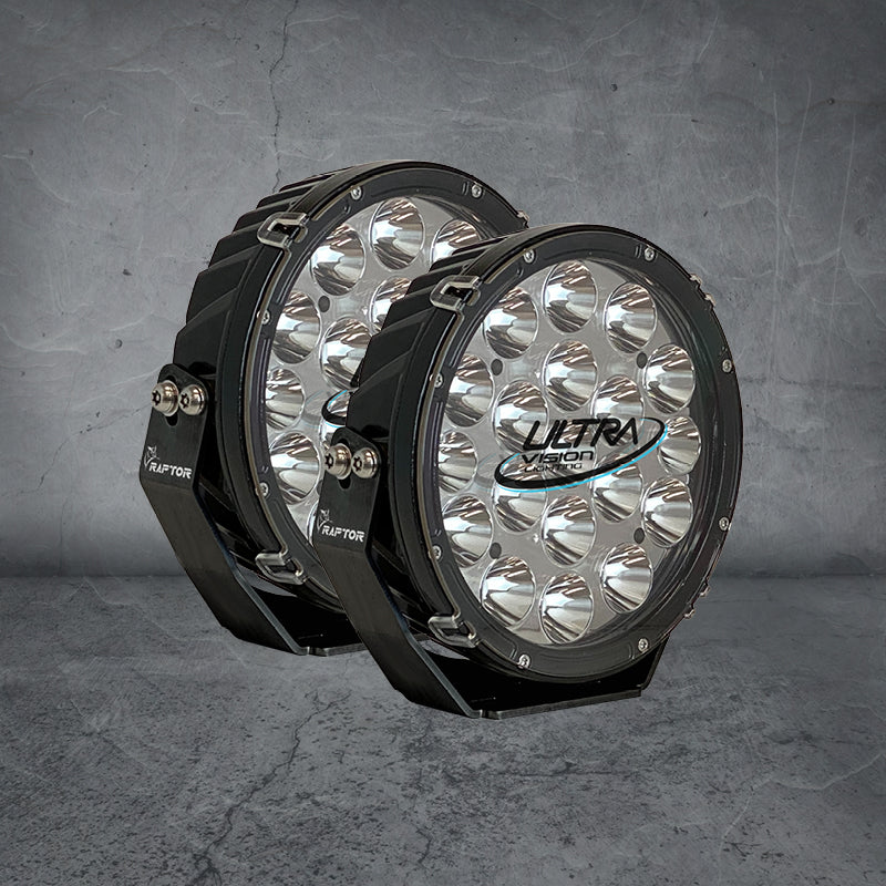 Ultra Vision Raptor 120 LED 9″ Driving Lights