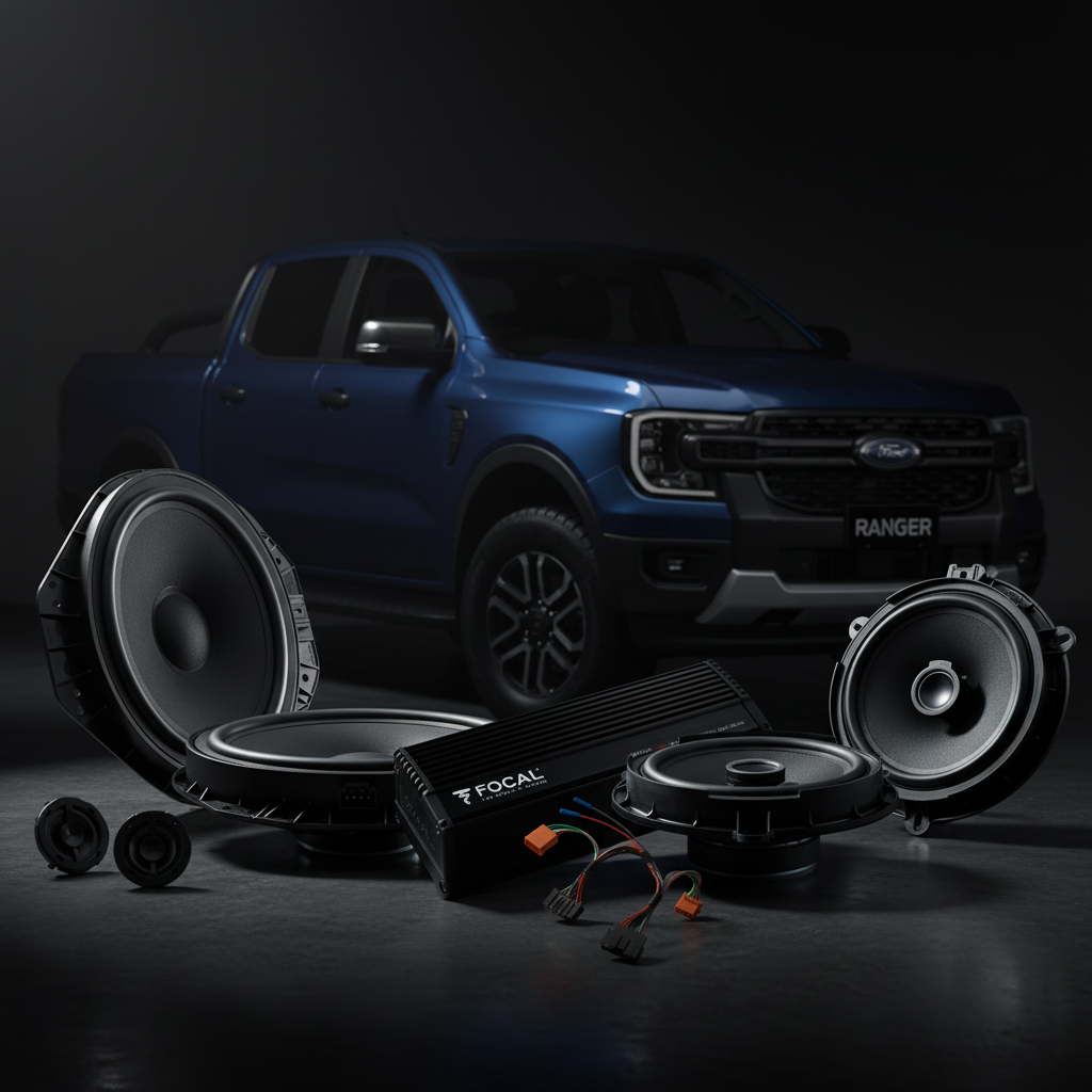 Ford Ranger Next Gen Stage 1 Audio Upgrade – Plug & Play Focal Speakers (Non B&O)