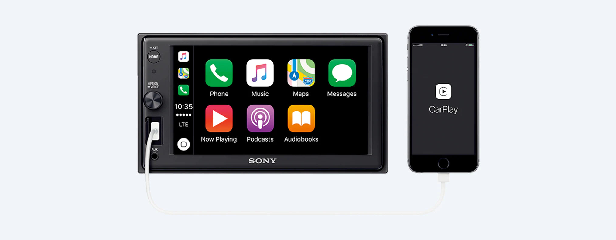 Sony XAV-AX1000 6.2" Apple CarPlay Media Receiver