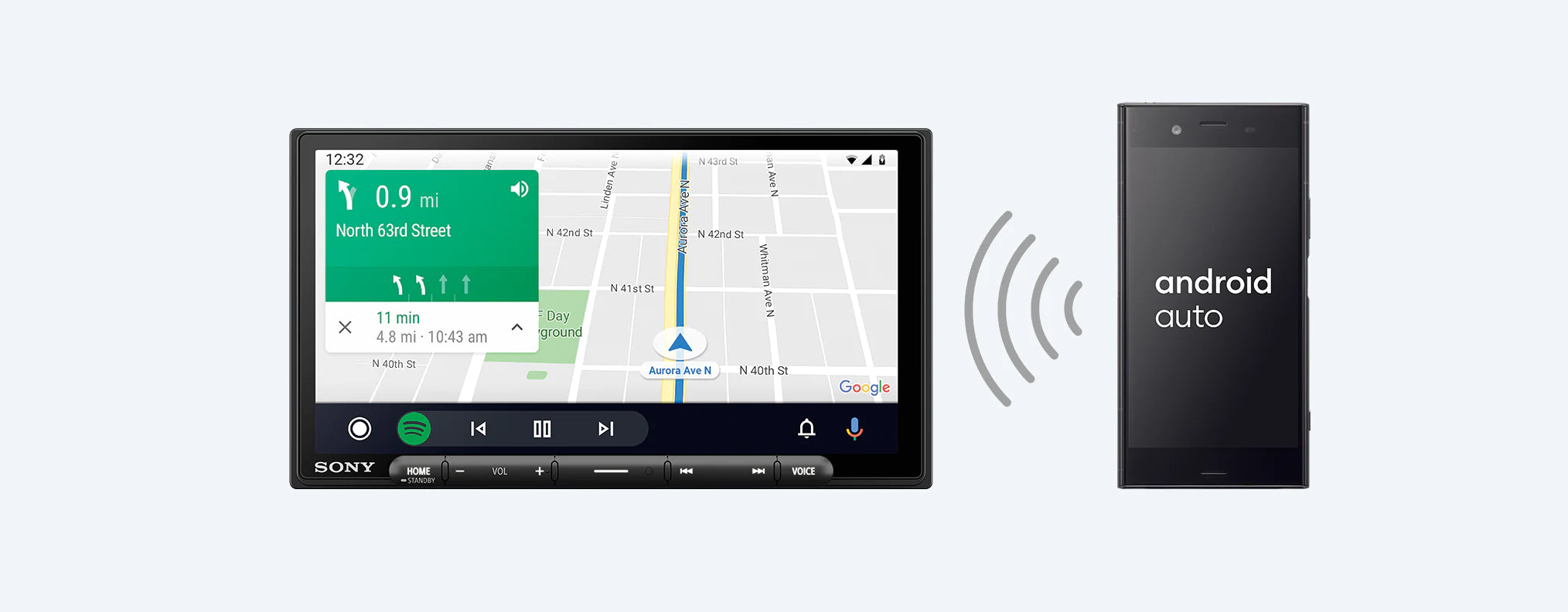 Sony XAV-AX6000 7" Wireless Apple CarPlay, Android Auto Headunit