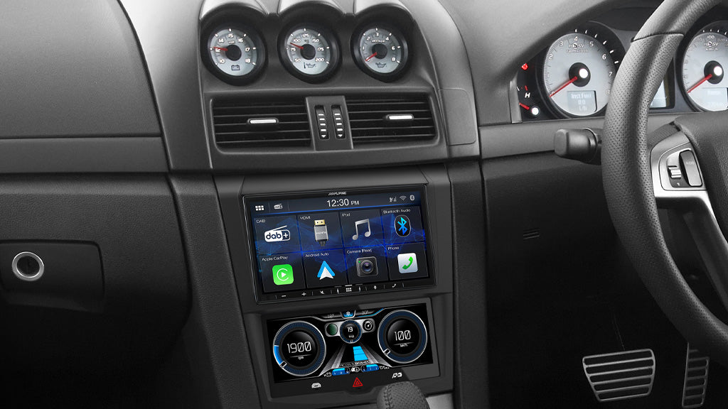Alpine Holden VE Series 1 Headunit, Apple CarPlay, Android Auto, HDMI, DAB+