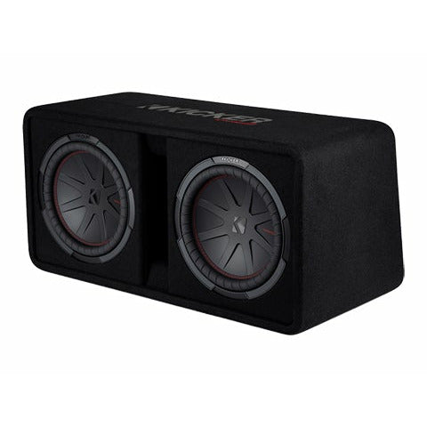 Kicker CompR Dual 12″ Ported Subwoofer Enclosure