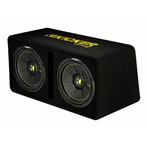 Kicker Dual CompC 12″ Ported Subwoofer Enclosure