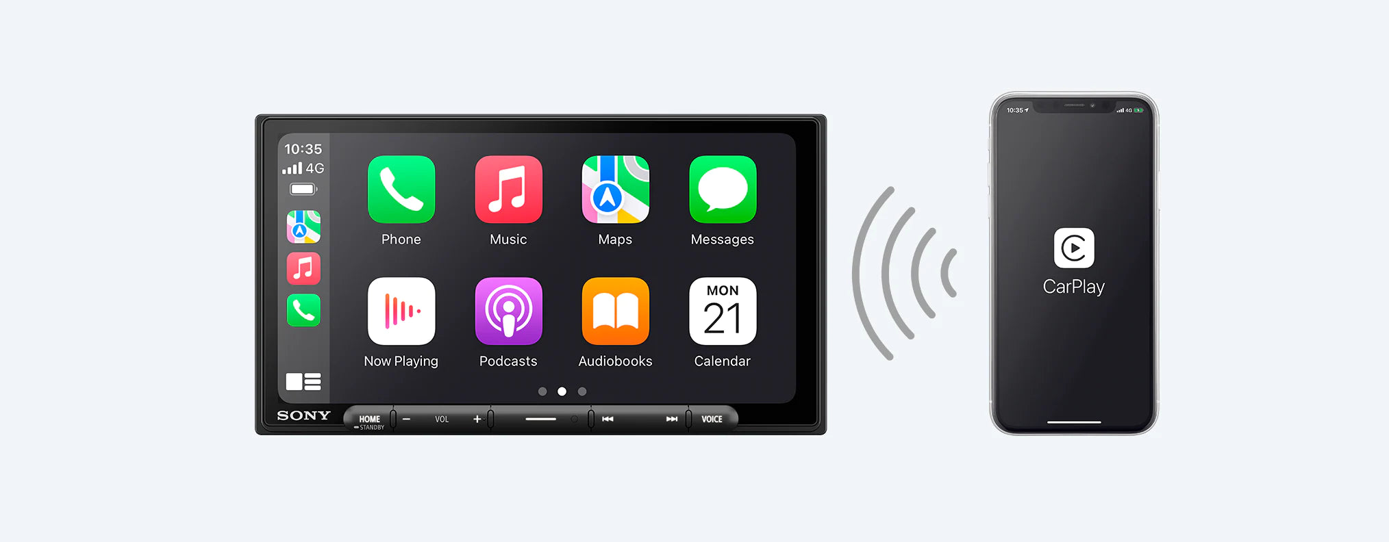 Sony XAV-AX6000 7" Wireless Apple CarPlay, Android Auto Headunit