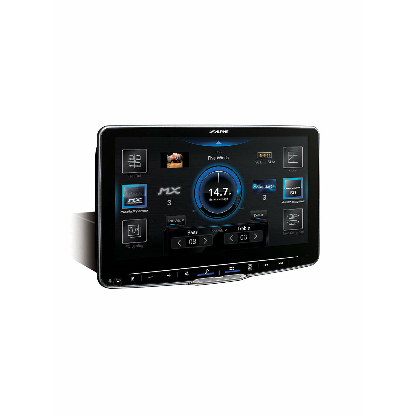 Alpine iLX-F509A Wireless Apple CarPlay, Android Auto, HDMI 9" Headunit