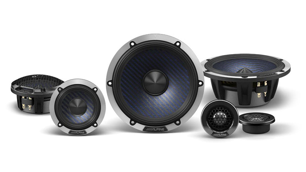 Alpine DP-653 6.5" Digital Precision 3-way Speakers