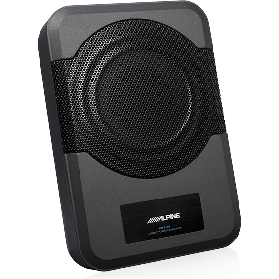 Alpine PWE S8 Underseat Slim Active Subwoofer