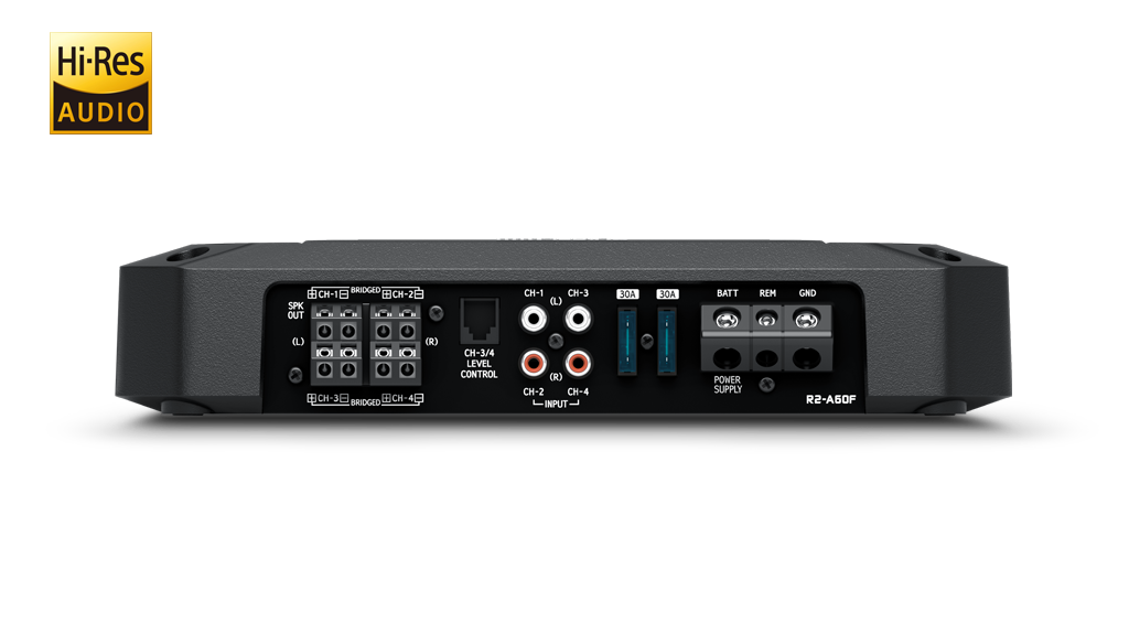 Alpine R-Series 4/3/2 Channel Hi-Res Audio Certified Power Amplifier