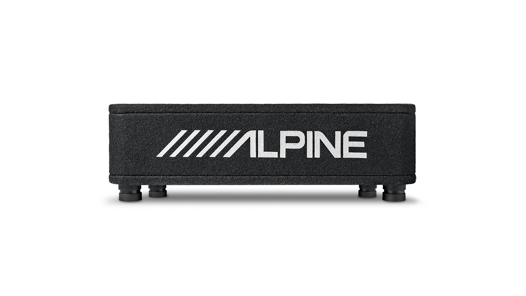 Alpine R-Series 10″ Shallow Profile Enclosure 2 Ohm Subwoofer